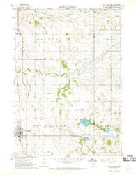 New Richland Minnesota Historical topographic map, 1:24000 scale, 7.5 X 7.5 Minute, Year 1967