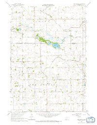 New Sweden Minnesota Historical topographic map, 1:24000 scale, 7.5 X 7.5 Minute, Year 1965