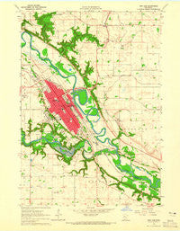 New Ulm Minnesota Historical topographic map, 1:24000 scale, 7.5 X 7.5 Minute, Year 1964
