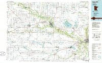 New Ulm Minnesota Historical topographic map, 1:100000 scale, 30 X 60 Minute, Year 1986