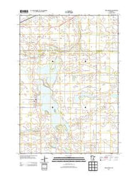 New Auburn Minnesota Historical topographic map, 1:24000 scale, 7.5 X 7.5 Minute, Year 2013