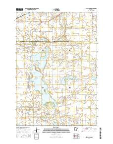 New Auburn Minnesota Current topographic map, 1:24000 scale, 7.5 X 7.5 Minute, Year 2016