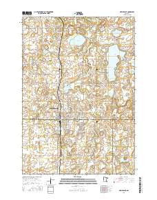 New Prague Minnesota Current topographic map, 1:24000 scale, 7.5 X 7.5 Minute, Year 2016