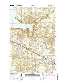 New York Mills West Minnesota Current topographic map, 1:24000 scale, 7.5 X 7.5 Minute, Year 2016