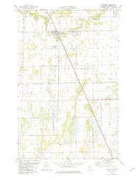 Newfolden Minnesota Historical topographic map, 1:24000 scale, 7.5 X 7.5 Minute, Year 1982