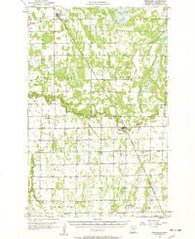 Newfolden Minnesota Historical topographic map, 1:62500 scale, 15 X 15 Minute, Year 1957