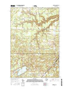Nickerson Minnesota Current topographic map, 1:24000 scale, 7.5 X 7.5 Minute, Year 2016