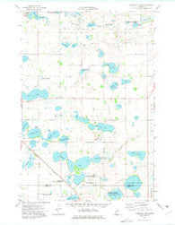 Niemackl Lakes Minnesota Historical topographic map, 1:24000 scale, 7.5 X 7.5 Minute, Year 1973
