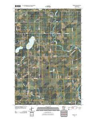 Nimrod Minnesota Historical topographic map, 1:24000 scale, 7.5 X 7.5 Minute, Year 2010