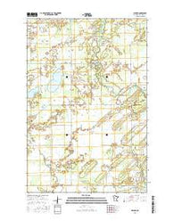 Nimrod Minnesota Current topographic map, 1:24000 scale, 7.5 X 7.5 Minute, Year 2016