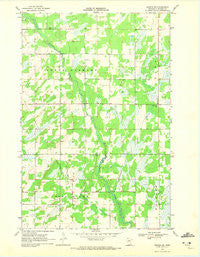 Nimrod SW Minnesota Historical topographic map, 1:24000 scale, 7.5 X 7.5 Minute, Year 1969