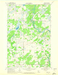 Nimrod Minnesota Historical topographic map, 1:24000 scale, 7.5 X 7.5 Minute, Year 1969