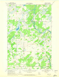 Nimrod Minnesota Historical topographic map, 1:24000 scale, 7.5 X 7.5 Minute, Year 1969