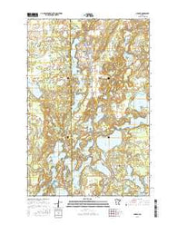 Nisswa Minnesota Current topographic map, 1:24000 scale, 7.5 X 7.5 Minute, Year 2016