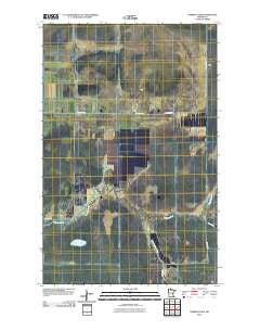 Norman Lake Minnesota Historical topographic map, 1:24000 scale, 7.5 X 7.5 Minute, Year 2010