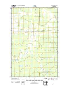 Norman Lake Minnesota Historical topographic map, 1:24000 scale, 7.5 X 7.5 Minute, Year 2013