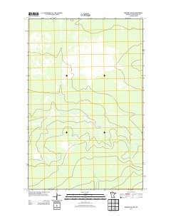 Norman Lake NE Minnesota Historical topographic map, 1:24000 scale, 7.5 X 7.5 Minute, Year 2013