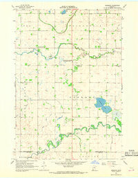 Normania Minnesota Historical topographic map, 1:24000 scale, 7.5 X 7.5 Minute, Year 1967
