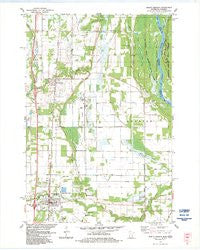 North Branch Minnesota Historical topographic map, 1:24000 scale, 7.5 X 7.5 Minute, Year 1983
