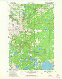 North Twin Lake Minnesota Historical topographic map, 1:24000 scale, 7.5 X 7.5 Minute, Year 1969