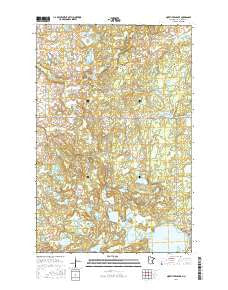 North Twin Lake Minnesota Current topographic map, 1:24000 scale, 7.5 X 7.5 Minute, Year 2016