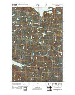 Northern Light Lake Minnesota Historical topographic map, 1:24000 scale, 7.5 X 7.5 Minute, Year 2011