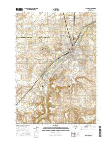 Northfield Minnesota Current topographic map, 1:24000 scale, 7.5 X 7.5 Minute, Year 2016
