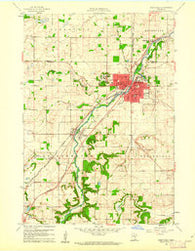 Northfield Minnesota Historical topographic map, 1:24000 scale, 7.5 X 7.5 Minute, Year 1960