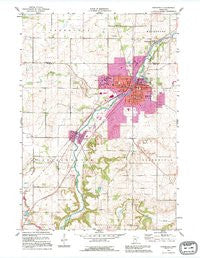 Northfield Minnesota Historical topographic map, 1:24000 scale, 7.5 X 7.5 Minute, Year 1991