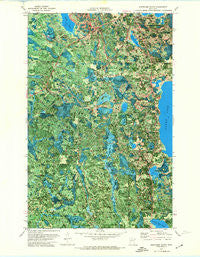 Northome South Minnesota Historical topographic map, 1:24000 scale, 7.5 X 7.5 Minute, Year 1971