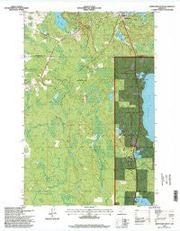 Northome South Minnesota Historical topographic map, 1:24000 scale, 7.5 X 7.5 Minute, Year 1996