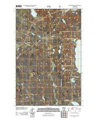 Northome South Minnesota Historical topographic map, 1:24000 scale, 7.5 X 7.5 Minute, Year 2011