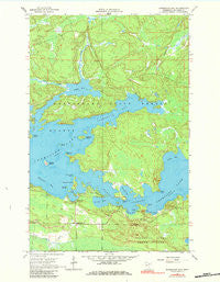 Norwegian Bay Minnesota Historical topographic map, 1:24000 scale, 7.5 X 7.5 Minute, Year 1964