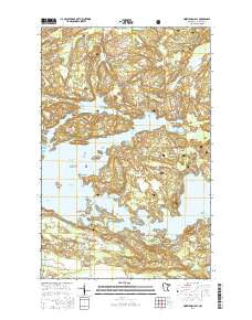 Norwegian Bay Minnesota Current topographic map, 1:24000 scale, 7.5 X 7.5 Minute, Year 2016