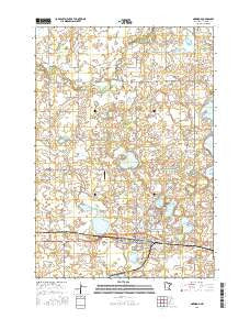 Norwood Minnesota Current topographic map, 1:24000 scale, 7.5 X 7.5 Minute, Year 2016