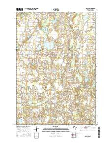 Nowthen Minnesota Current topographic map, 1:24000 scale, 7.5 X 7.5 Minute, Year 2016