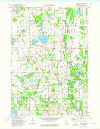 Nowthen Minnesota Historical topographic map, 1:24000 scale, 7.5 X 7.5 Minute, Year 1974