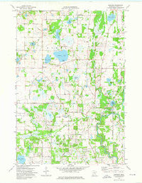 Nowthen Minnesota Historical topographic map, 1:24000 scale, 7.5 X 7.5 Minute, Year 1974