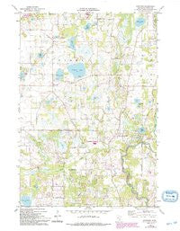 Nowthen Minnesota Historical topographic map, 1:24000 scale, 7.5 X 7.5 Minute, Year 1974