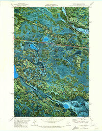 Nushka Lake Minnesota Historical topographic map, 1:24000 scale, 7.5 X 7.5 Minute, Year 1971