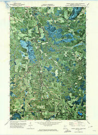 O'Brien Lookout Tower Minnesota Historical topographic map, 1:24000 scale, 7.5 X 7.5 Minute, Year 1972