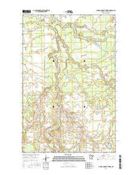 O'Brien Lookout Tower Minnesota Current topographic map, 1:24000 scale, 7.5 X 7.5 Minute, Year 2016