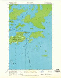Oak Island Minnesota Historical topographic map, 1:24000 scale, 7.5 X 7.5 Minute, Year 1967