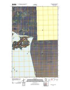 Oak Island Minnesota Historical topographic map, 1:24000 scale, 7.5 X 7.5 Minute, Year 2011