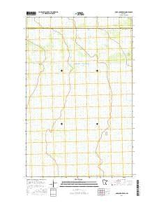 Oaks Corner SW Minnesota Current topographic map, 1:24000 scale, 7.5 X 7.5 Minute, Year 2016