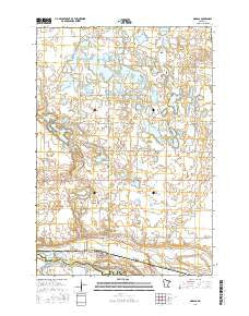 Odessa Minnesota Current topographic map, 1:24000 scale, 7.5 X 7.5 Minute, Year 2016