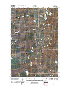 Ogema Minnesota Historical topographic map, 1:24000 scale, 7.5 X 7.5 Minute, Year 2011