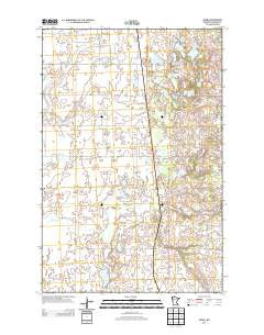 Ogema Minnesota Historical topographic map, 1:24000 scale, 7.5 X 7.5 Minute, Year 2013