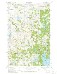 Ogema NE Minnesota Historical topographic map, 1:24000 scale, 7.5 X 7.5 Minute, Year 1969