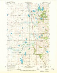 Ogema Minnesota Historical topographic map, 1:24000 scale, 7.5 X 7.5 Minute, Year 1969